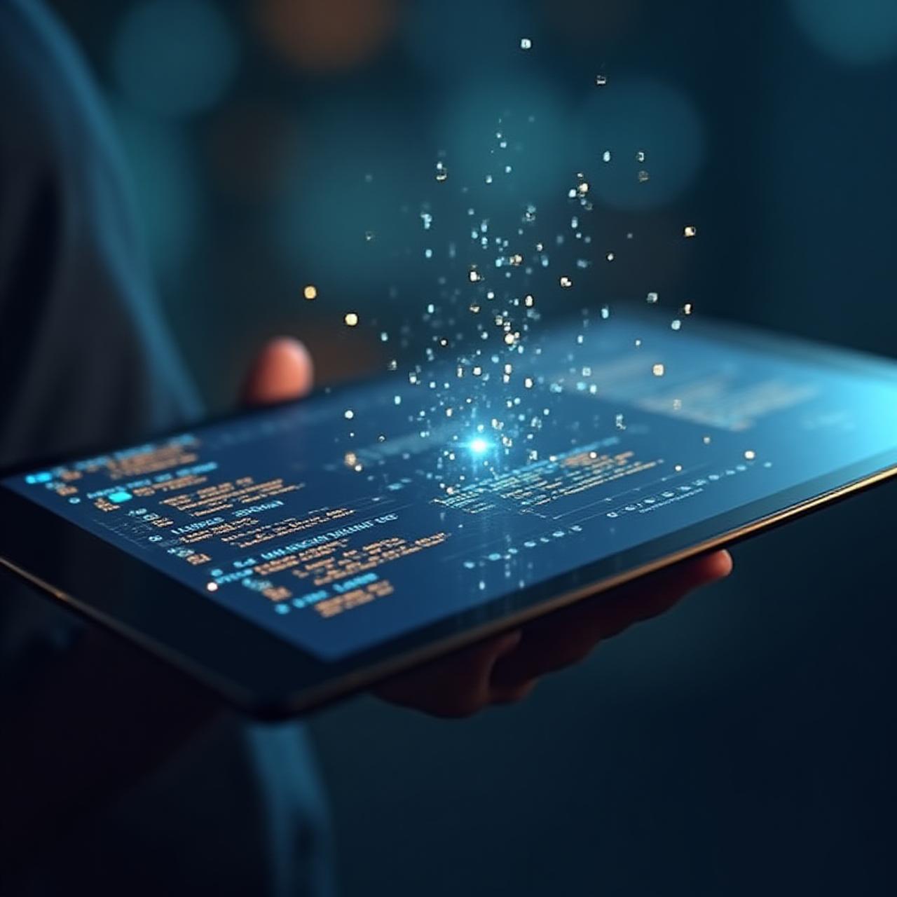 Secure digital logistics interface showing encrypted data stream and global network